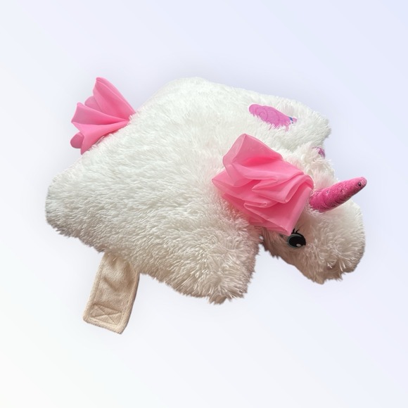 Pillow Pets Other - Pillow Pets Unicorn Plush Pillow White Pink Magical Stuffed Animal Soft